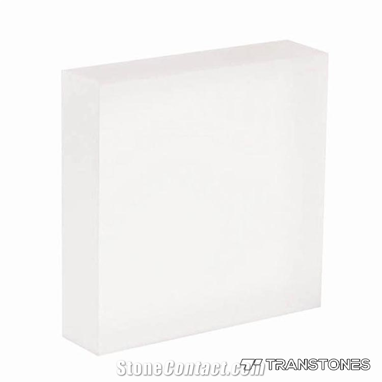 White Color Acrylic Sheet for Coffee Desk