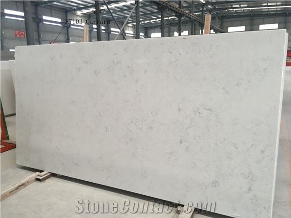 Artificial Carrara Quartz Stone Slabs