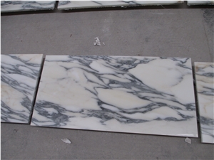 Italian Arabescato Marble Flooring Installation