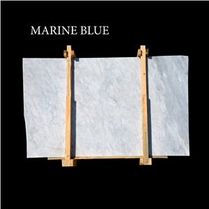 Marine Blue, Afyon Grey Blue Marble Slabs