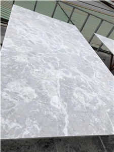 Arctic Ocean Light White Marble Flooring Tile Slab