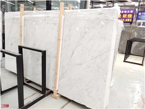 Bianco Statuario White Marble Slab in China Market