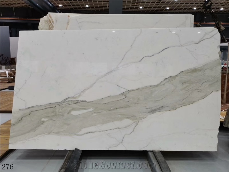 Blanco Statuary White Marble Carrara Marmi Slab from China 