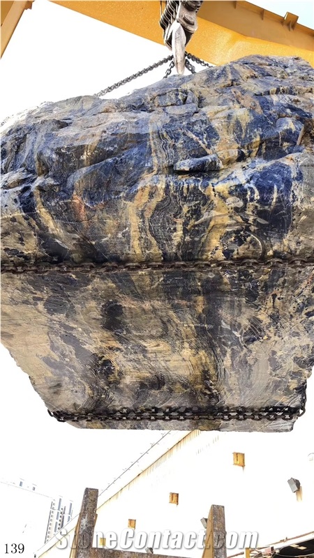Brazil Blue Sodalita Pedra Granite Slab in China