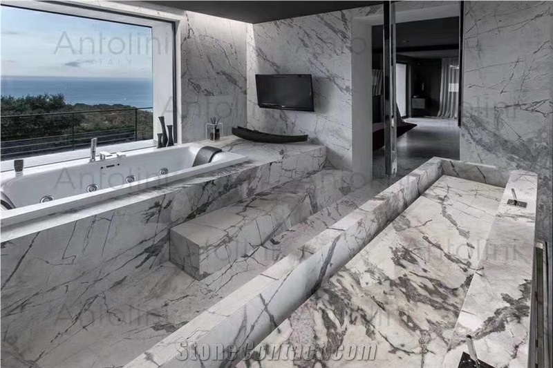 Brazil Invisible Grey Marble Slab in China Market
