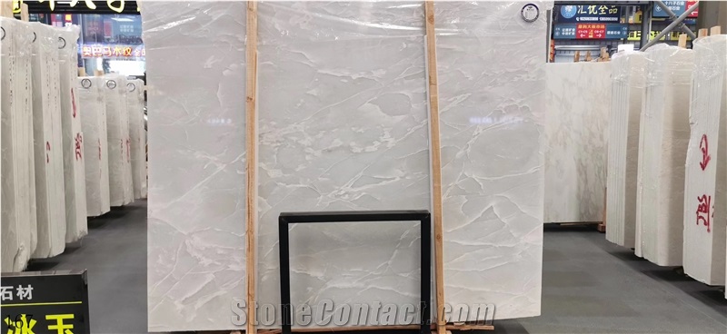 Cary Ice Onyx Jade Marble Slab in China Market