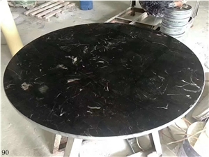 China Black Dark Emperador Brown Marble Slabs Tile