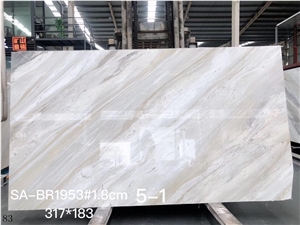 Earl White Branco San Antonio Marble Slab in China