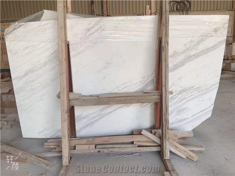 Greece Volakas Jazz White Marble Flooring Tiles