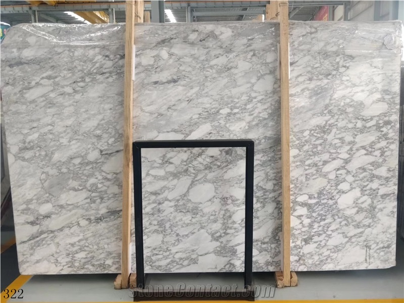 Italy Arabescato Carrara Marmo Bianco Marble Slab