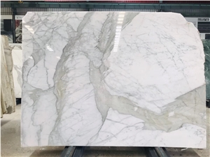 Italy Bianco Calacatta Marble Marmi Slab in China