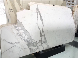 Italy Calacatta Carrara White Marble Slabs