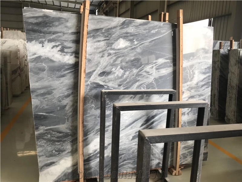 Italy Nuvolato Classico Carrara Gray Slab in China