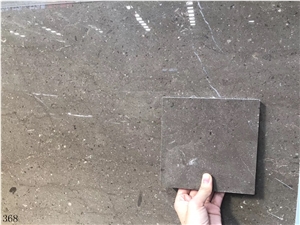 Jordan Grey Marble Dark Brown Stone Polished Big Slab Tile