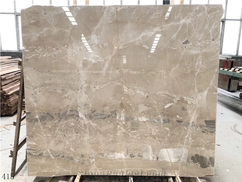 Kasiki Grey Marble Fossil Gray Stone Slab Wall