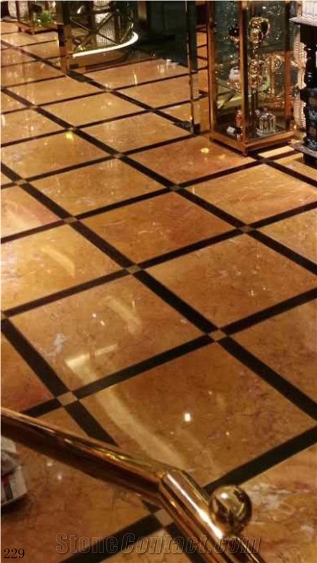 Kellen Gold Marble Golden Stone Slab Wall Flooring