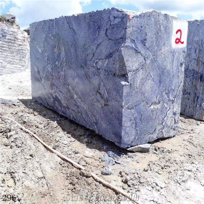 Namibia Blue Sodalite Classic Royal Granite Slab