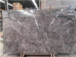Oscar Silver Grey Marble Slab Countertop Tile Use