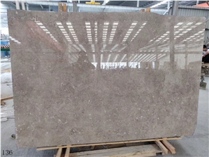 Pacific Silver Gray Marble Slab in China Market