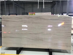 Piano Grey Wood Grain Vein Marble Slab in China