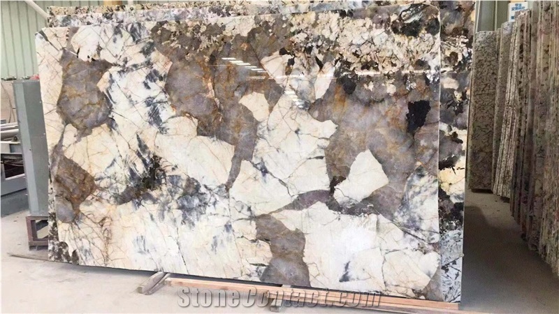 Port Laurent Marble Yellow Gold Marble Slab Tile