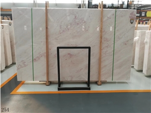Rose Pink Rainbow Marble Slab Tile in China
