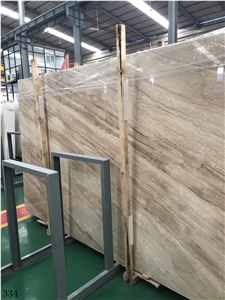 Turkish Dino Beige Marble Reale Slab in China