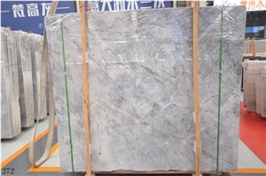 Van Gogh Grey Marble Slab for Vanity Top Tile Use
