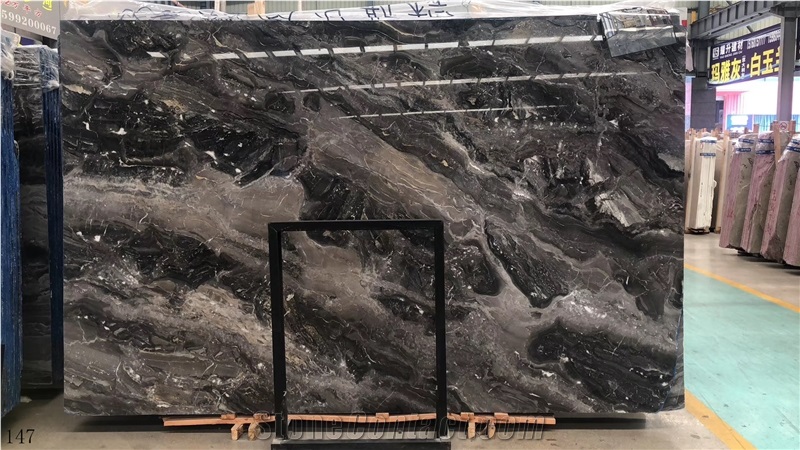 Venice Gold Brown Marble Slab in China Market