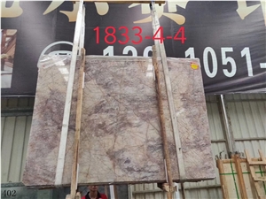 Versailles Gold Marble Brown Stone Slab for Column Use
