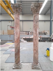 Versailles Gold Marble Brown Stone Slab for Column Use