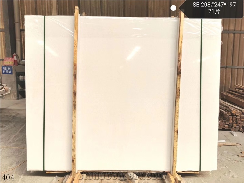 Vietnam Crystal Pure White Marble Polar Absolute