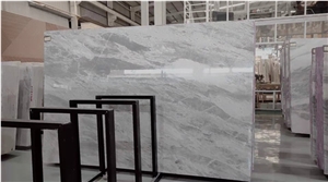 Beautiful Elba Gray Marble Slabs Wall Application
