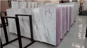 Beautiful Elba Gray Marble Slabs Wall Application