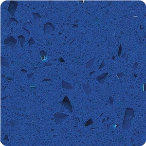Blue Sparking Grain Quartz Stone