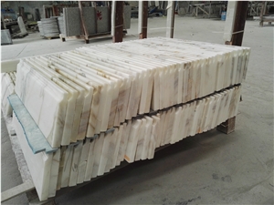Calacatta Gold Marble Skirting for Flooring Tiles