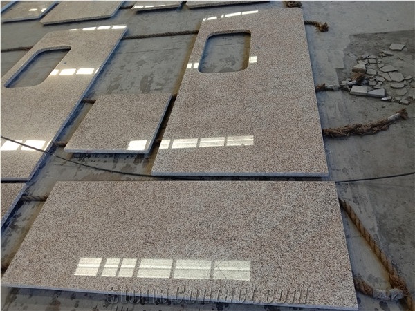 China Polished Rusty Yellow Granite Countertops