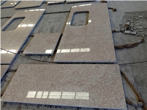 China Polished Rusty Yellow Granite Countertops