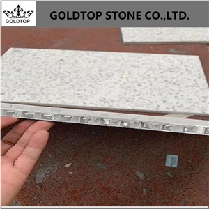 Goldtop Aluminum Honeycomb Panel Of Terrazzo Stone
