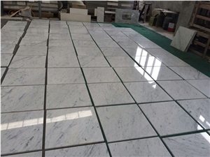 Italy Bianco Carrara White Marble Cut to Size Tile