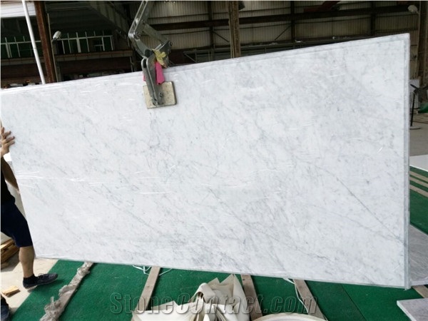 Italy Natural Stone Carrara White Marble Slabs