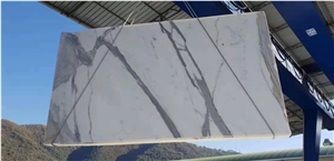Natural Calacatta White Marble with Grey Vein