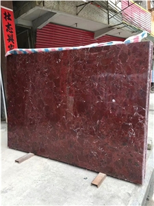 Polished Rosso Levanto Red Marble Slab Purple Colo