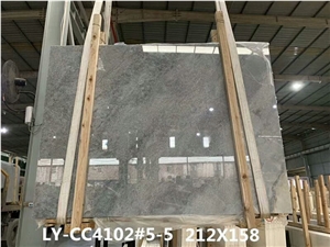 Polished Sea Gray Blue Marble Slabs for Flooring