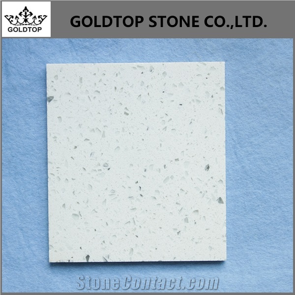 White Crystal Quartz Stone for Kitchen