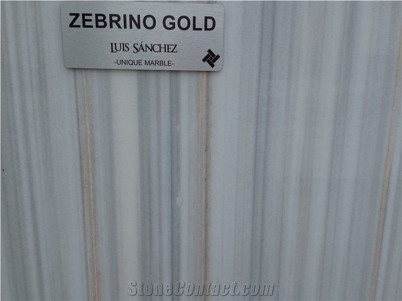 Zebrino Gold Marble Slabs