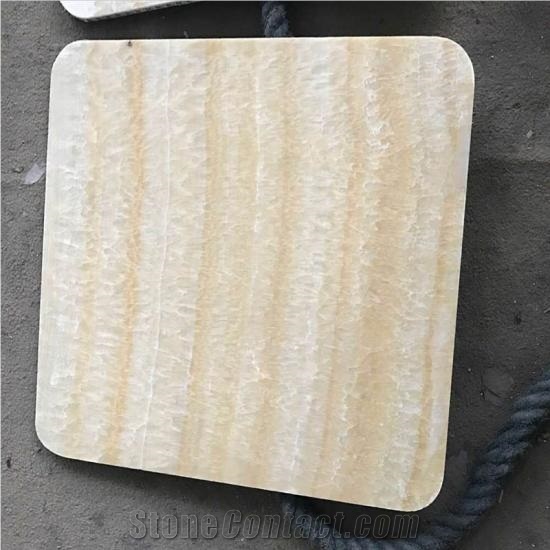 Honey Onyx Coffee Table Lightweight Stone Panels