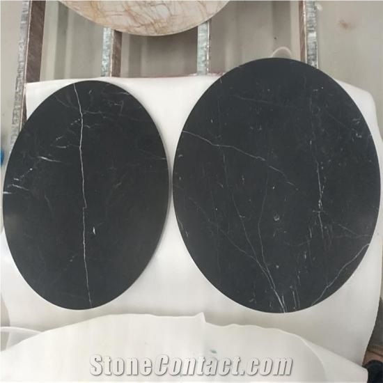 Nero Marquina Marble Aluminum Honeycomb Tabletops