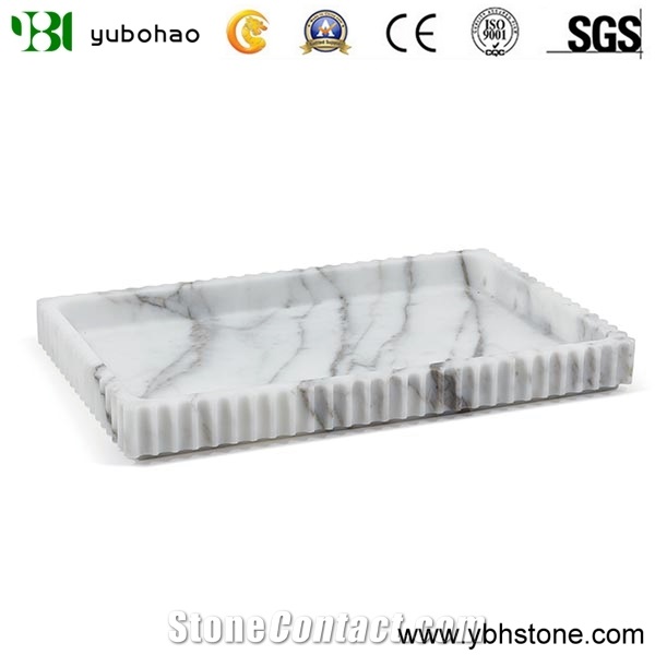 Bianco Carrara/Gloved Surface for Bathtoom Set
