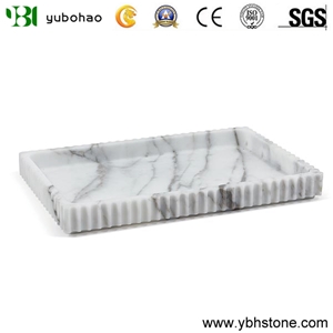 Bianco Carrara/Gloved Surface for Bathtoom Set